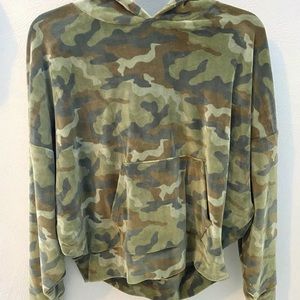 Women’s Velvet American Eagle Camo Hoodie
